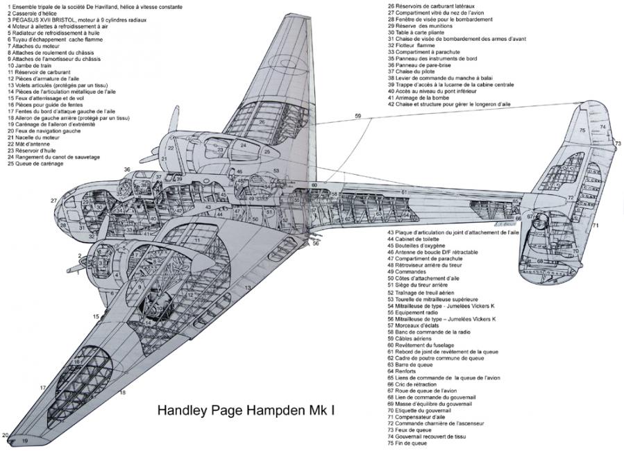 1941 03 21 eclate handley page hampden