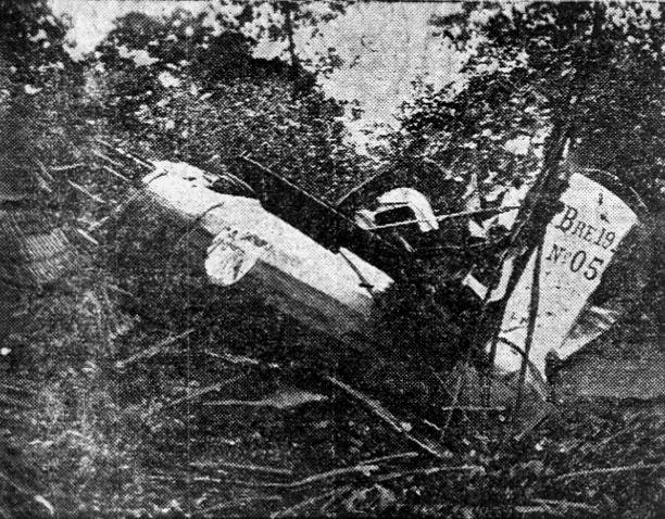Accident aout 1931 camp d aviation de gael