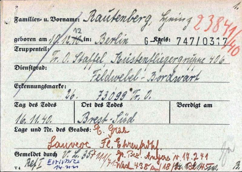Certificat rautenberg 1