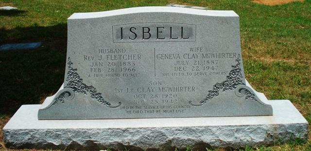 Clay isbell grave