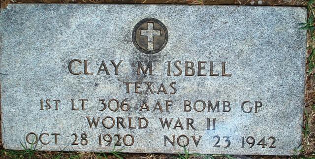 Clay isbell memorial stone