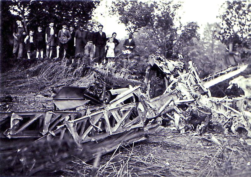 Crash hawker hurricane mkiic zy e