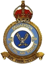 Ecusson 151 sqn raf