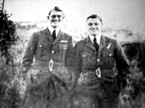 Flying officer harold corbin and flying officer maurice webb