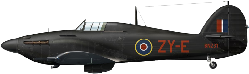 Hawker hurricane mkiic zy e