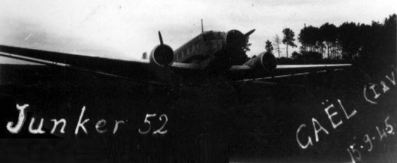 Junkers 52 terrain de gael 1945