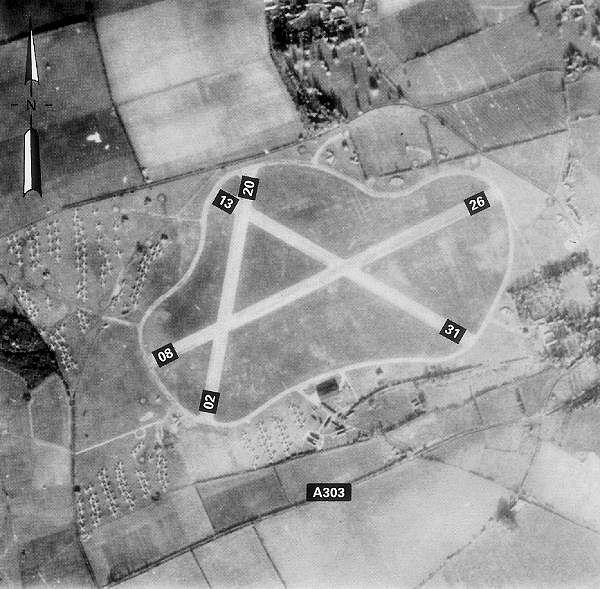 Thruxton raf base may 1945