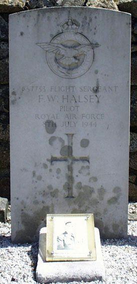 Frederick william halsey 88 sqn grave