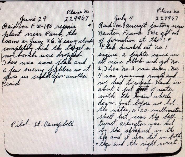 John j campbell logbook