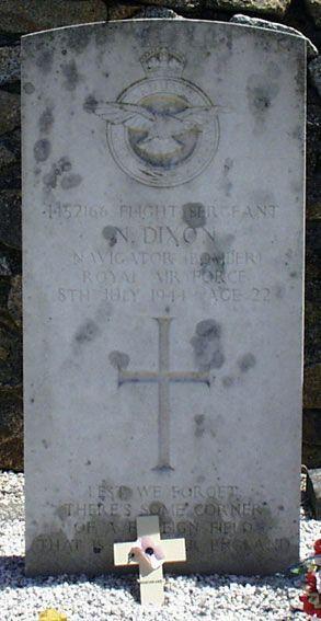 Norman dixon 88 sqn grave